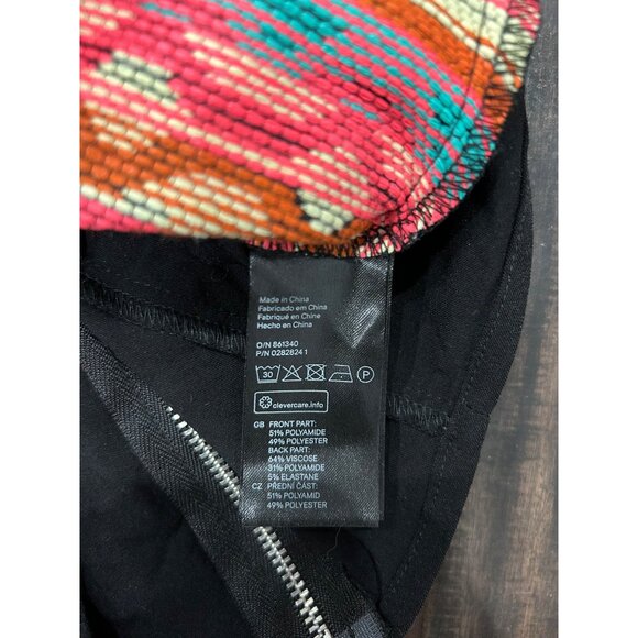 H&M Coachella NWT Womens Sleeveless Cropped Top Size 2 Boho Multicolor Pattern - Picture 7 of 8